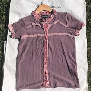 Emporio Armani ladies button up blouse